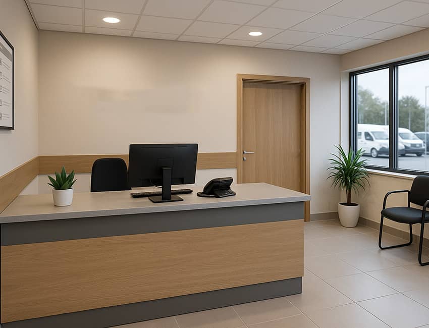 Beeston Vehicle Rental Services office